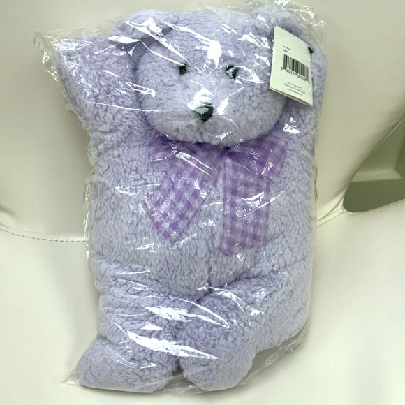 Sonoma Lavender Heatable Huggable Lavender Lou Teddy Bear Hot Cold Doll Kids NEW - Picture 1 of 16